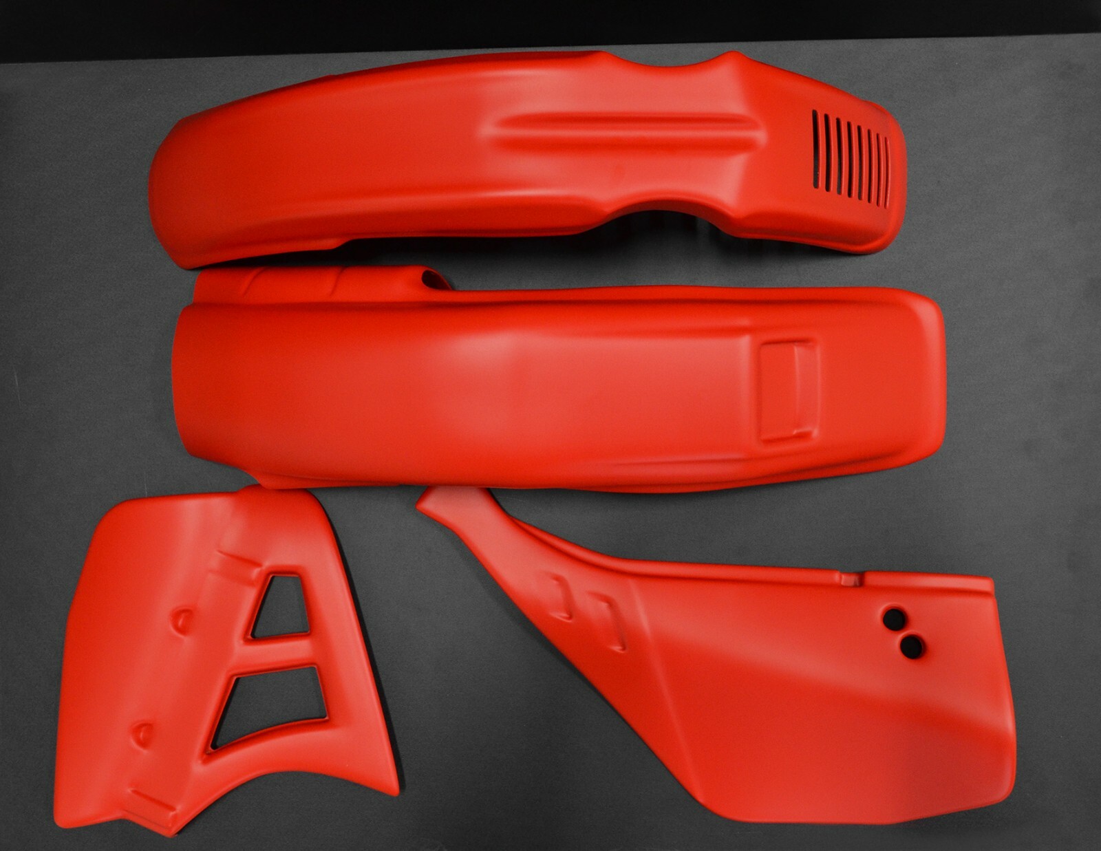 Kit plastiques TM 80/125 Enduro 88-89 habillage complet vintage pour restauration moto ancienne