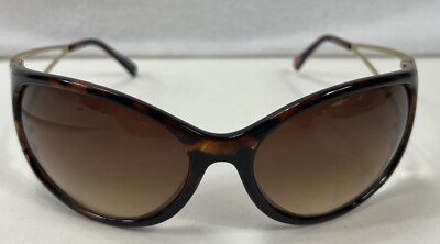 Gloria Vanderbilt  Women s Brown Gold Tortoise Wrap Sunglasses GV23L0025
