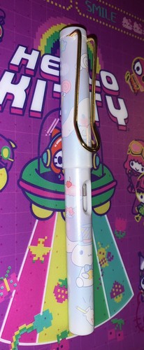 NEW Sanrio #LF-8810 Blue Cinnamoroll Beginner's Fountain Pen EF Nib (+Blue Ink) - Picture 15 of 24