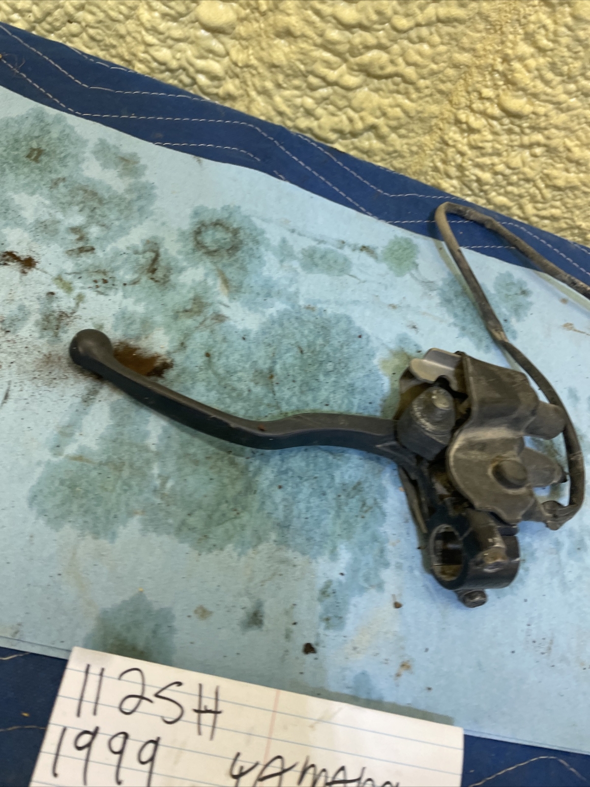 1999 Yamaha Warrior 350 Clutch Lever Perch Assembly 112 eBay