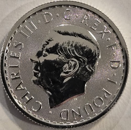 2025 £1 Silver British Britannia 1/2 oz Ultra Rare, First Issue Since 2019 - Picture 2 of 18