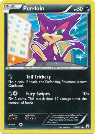 Purrloin 82/135 - Pokemon Plasma Storm Common Card