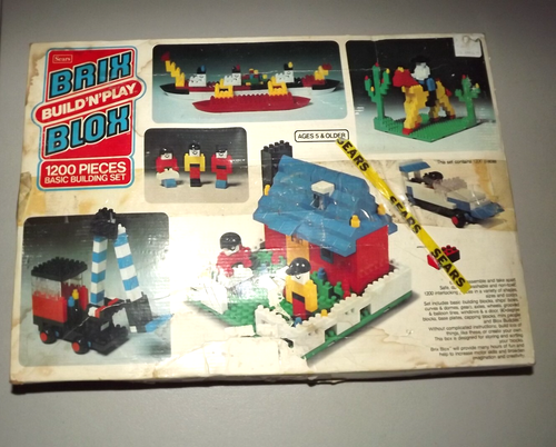 Vintage Sears Roebuck And Co -- Piece Brix Blox Building Set X265