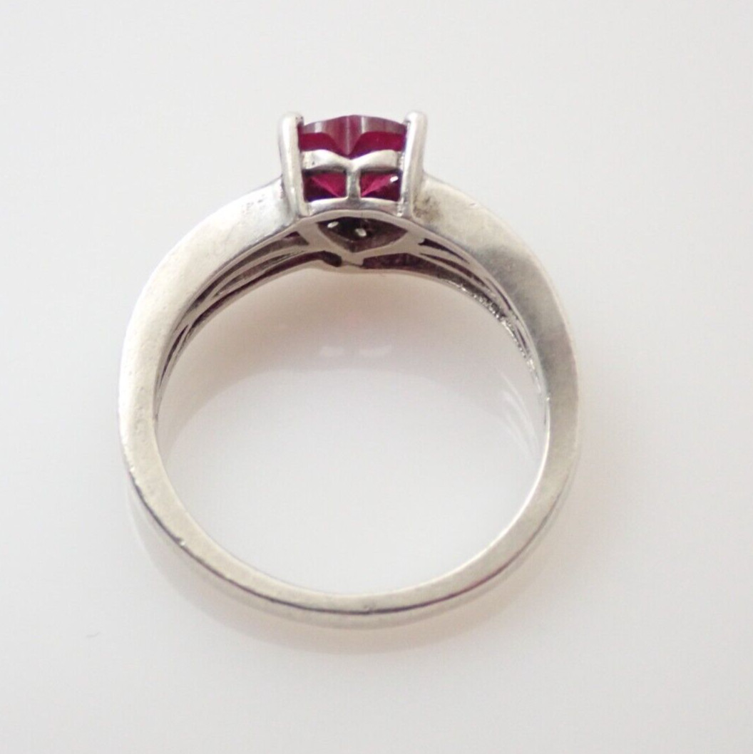 Chuck Clemency STS Signed Ruby Heart Diamond Ster… - image 6