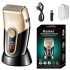 Kemei Electric Shaver Trimmer Rechargeable Mens Portable Shaver Razor KM-3209