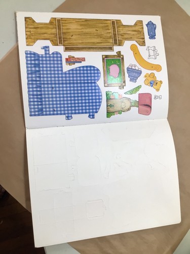 Vintage Original 1981 Die vier Bären Papierpuppen & Spielbuch Whitman ungeschnitten NEU - Bild 7 von 9