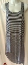 Women's MinkPink  Asymmetrical Hemline Striped  Racerback TankTop  Dress Sz XS