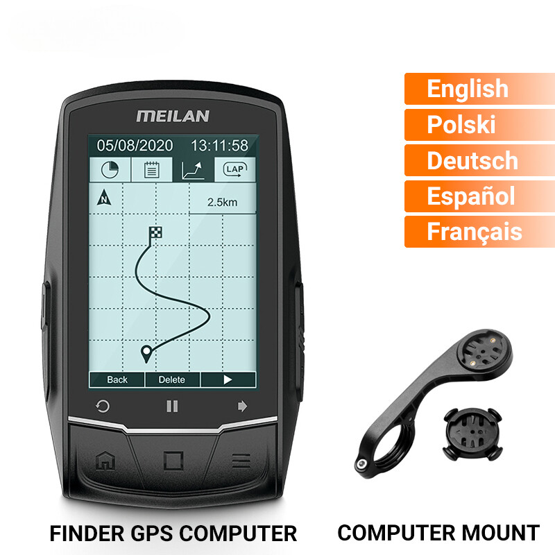 Bike Computer GPS Screen Cycling Wireless Speedometer