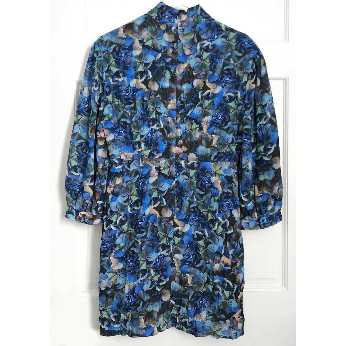 “BAUM UND PFERDGARTEN” ティアードミニドレス Flower/Blue BAUM UND PFERDGARTEN Aaliah Dress NEW Blue Hydrangea Floral