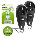 2 Replacement For 2005 2006 2007 Subaru Legacy Car Key Fob Remote (For: Subaru Legacy)