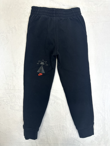 Nike Club Smile Fleece Pants Jogger Black Boys SIZE 7 - Picture 3 of 7