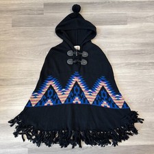 Arabella  Addison Cape Poncho Womens Aztec Shawl Lambswool Sweater Jumper