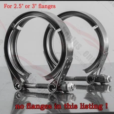 For 2.5"/3" Flange  V Band Clamp kits Stainless Steel
