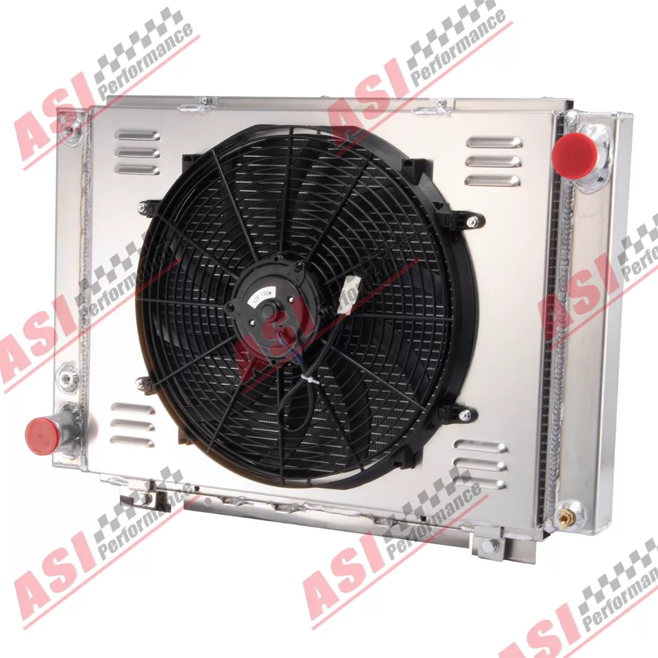 Ventilador de cubierta de radiador de 4 filas para 61-66 1962 Ford Thunderbird T-Bird 6,4 L 6,6 L 7,0 L Foto 3 de 4