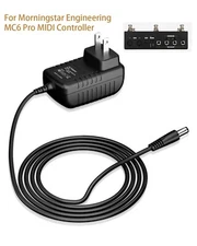 AC Adapter For Morningstar Engineering MC6 Pro MIDI Controller Power Supply Cord