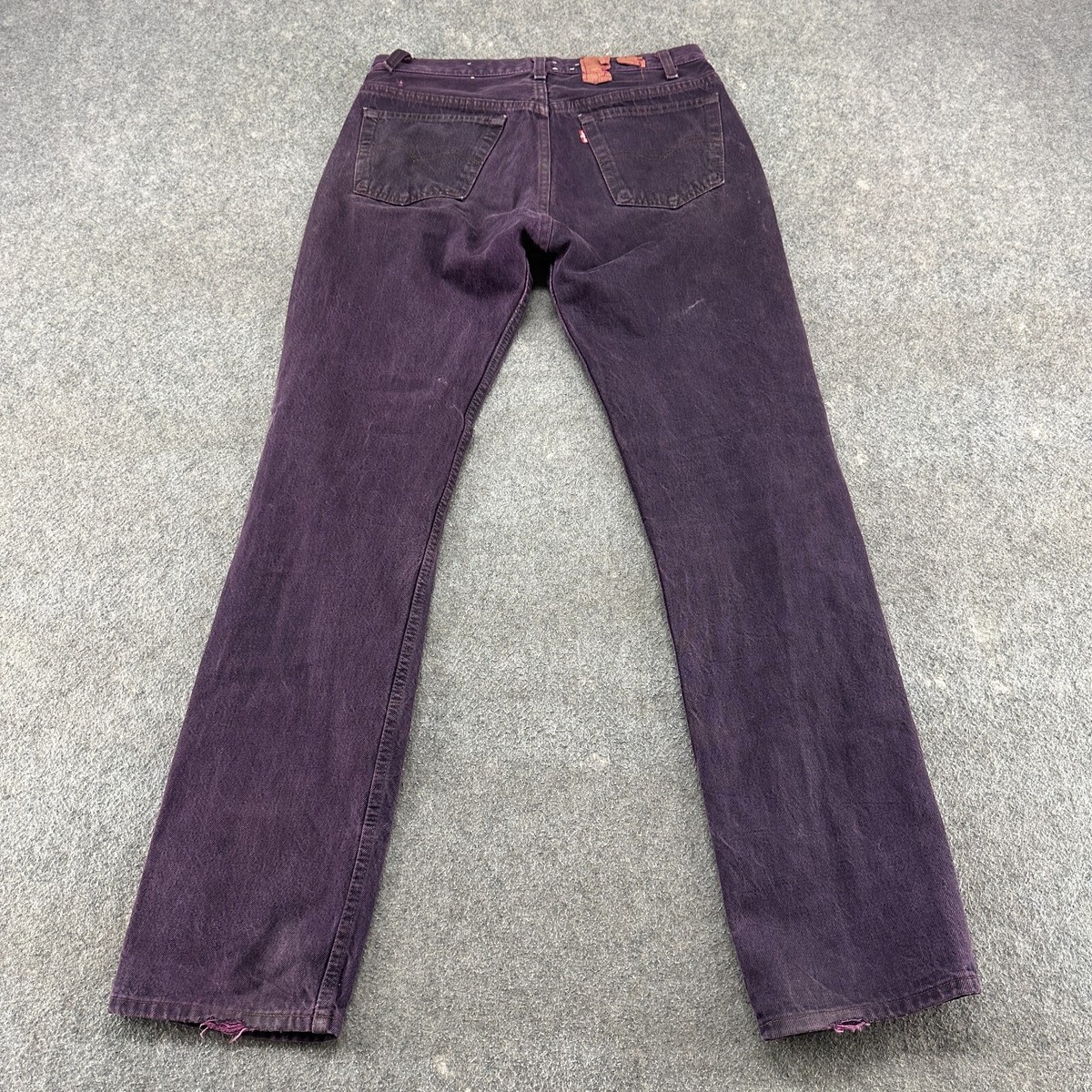 VINTAGE Levis 501 Jeans Mens 33x34 Purple Straight Dark Wash VINTAGE Levis 501 Jeans Mens 33x34 Purple Straight Dark Wash