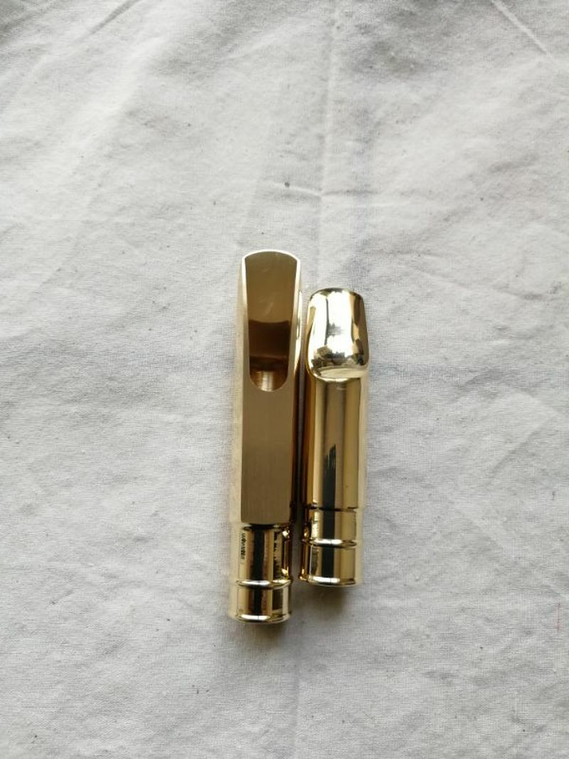 Excellent Copper Alto/Tenor Saxophone Mouthpiece Size 5-9 w/Ligature US  US