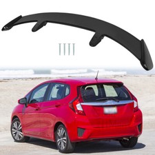 52 Rear Roof Spoiler Trunk Lip Wing Carbon Fiber Look For Honda Fit 2014-2019