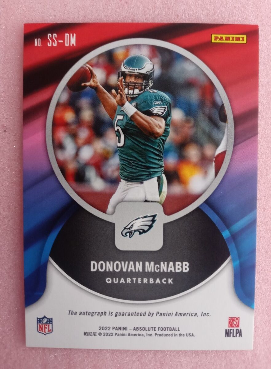 2022 absolute signature standouts Donovan McNabb autograph 2022 absolute signature standouts Donovan McNabb autograph