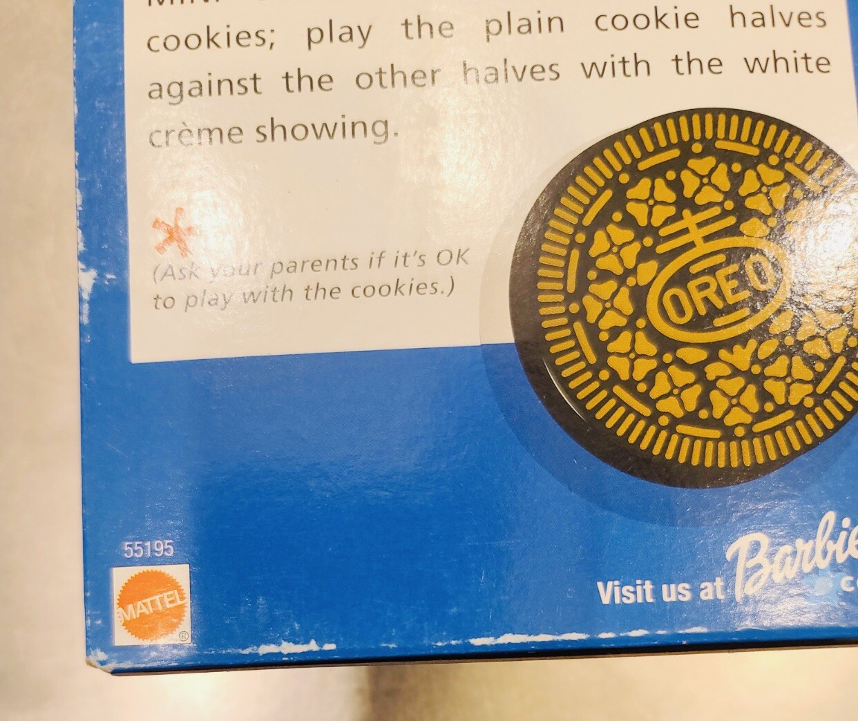 NIB OREO MATTEL BARBIE:  RARE  AFRICAN AMERICAN VERSION PULLED FROM PRODUCTION