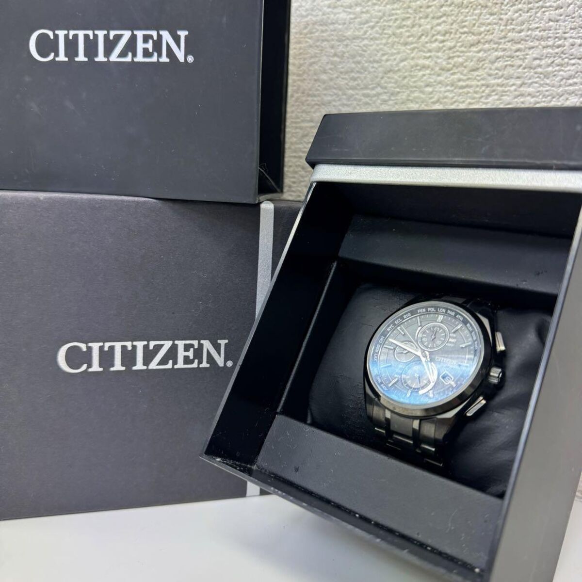 CITIZEN H804-T019731 Black Titanium Eco Drive Wrist Watch | eBay CITIZEN H804-T019731 Black Titanium Eco Drive Wrist Watch | eBay