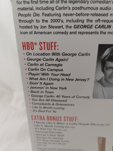 George Carlin Commemorative Collection 10-DVD Set - New Sealed Mint - Bild 3 von 6