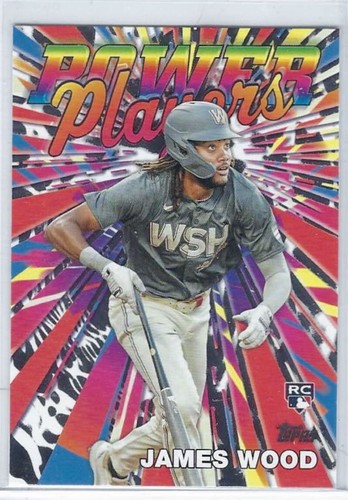2025 Topps Series 1 Celebration - JAMES WOOD POWER PLAYERS Rookie Card