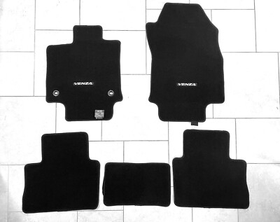 TOYOTA VENZA 2021-2024 BLACK FLOOR MATS Carpet, 5 Pc. Genuine OEM | eBay