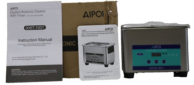 AIPOI 40KHz Ultraschallreinigungsgerät Ultraschallreiniger 800ML, 35W Edelstahl