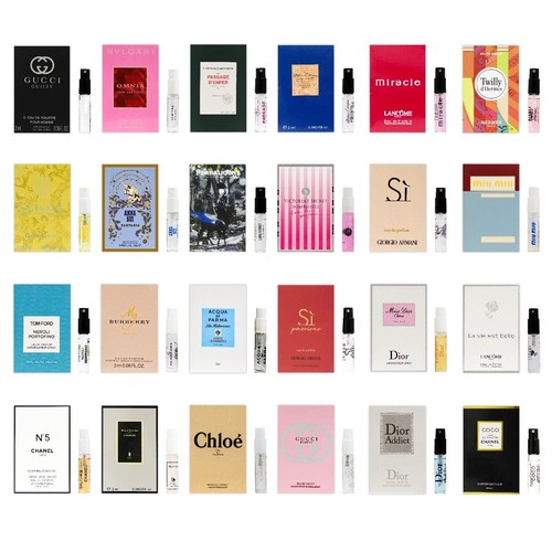 Random High-end/Popular Women Fragrance Sampler Lot -