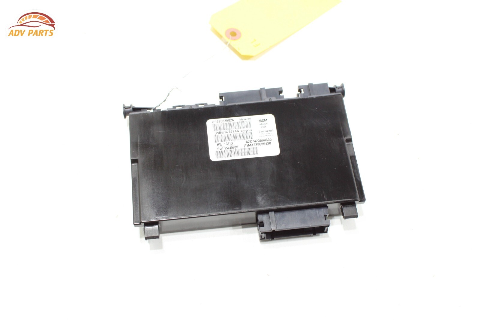 2017-20 MASERATI LEVANTE FRONT LEFT SIDE DRIVER SEAT COMPUTER CONTROL MODULE OEM