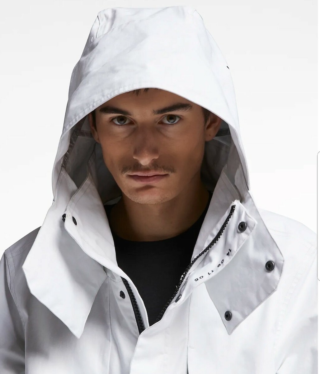 Nike Sportswear Tech Pack Parka Sz S Summit White/Black AR1542-121