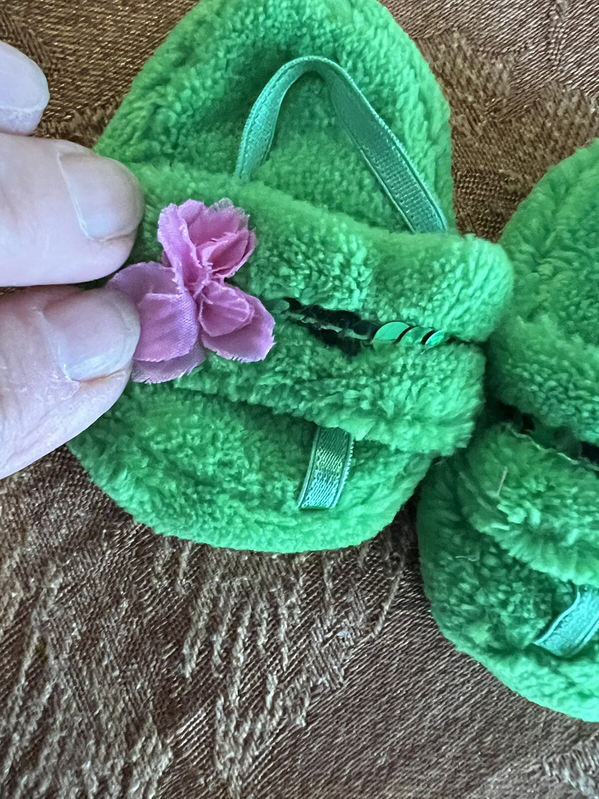 SAOLA Pigiama American Girl Doll LEA CLARK solo pantofole scarpe di ricambio 2016