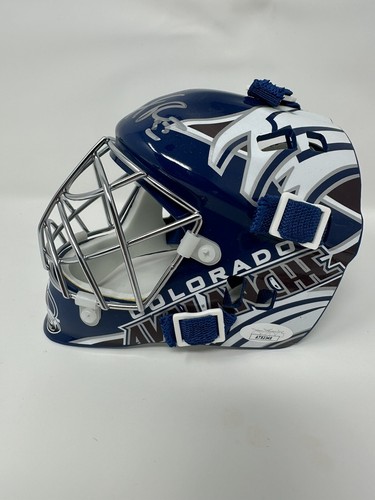Patrick Roy Colorado Avalanche Autographed Goalie Mini Mask JSA COA - Picture 2 of 2