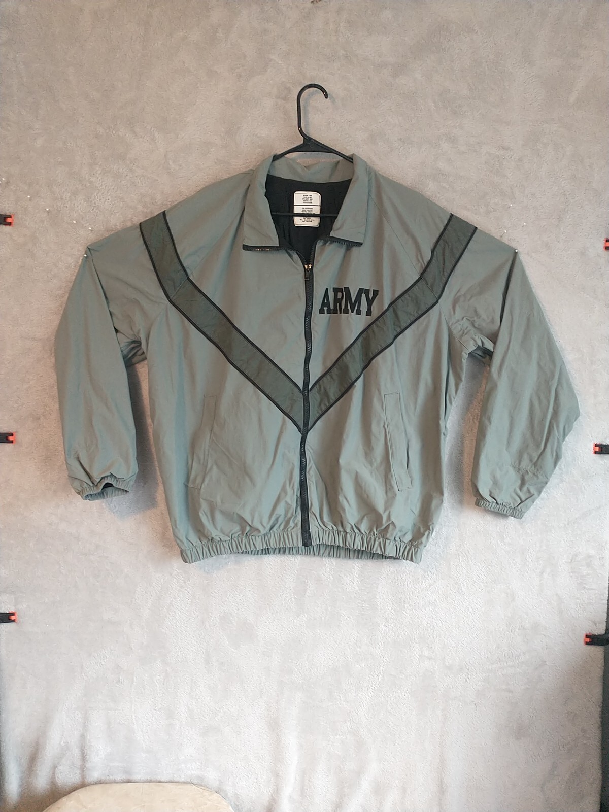 Army IPFU Jacket  Regular Gray Full Zip Military … - image 1