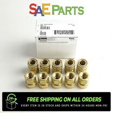 NEW Qty of 10 Parker 3/8" BST-3 Non-Valved Coupler Quick Connect Sockets