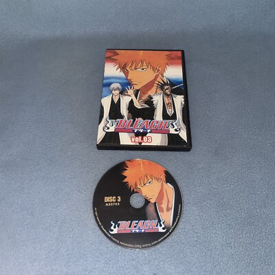 Bleach Volume 3 Vol 3 DVD A20703 -E Chapter 17-24 Japan Japanese English Color