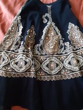 SALE - Vintage paisley-patterned corduroy skirt / XS