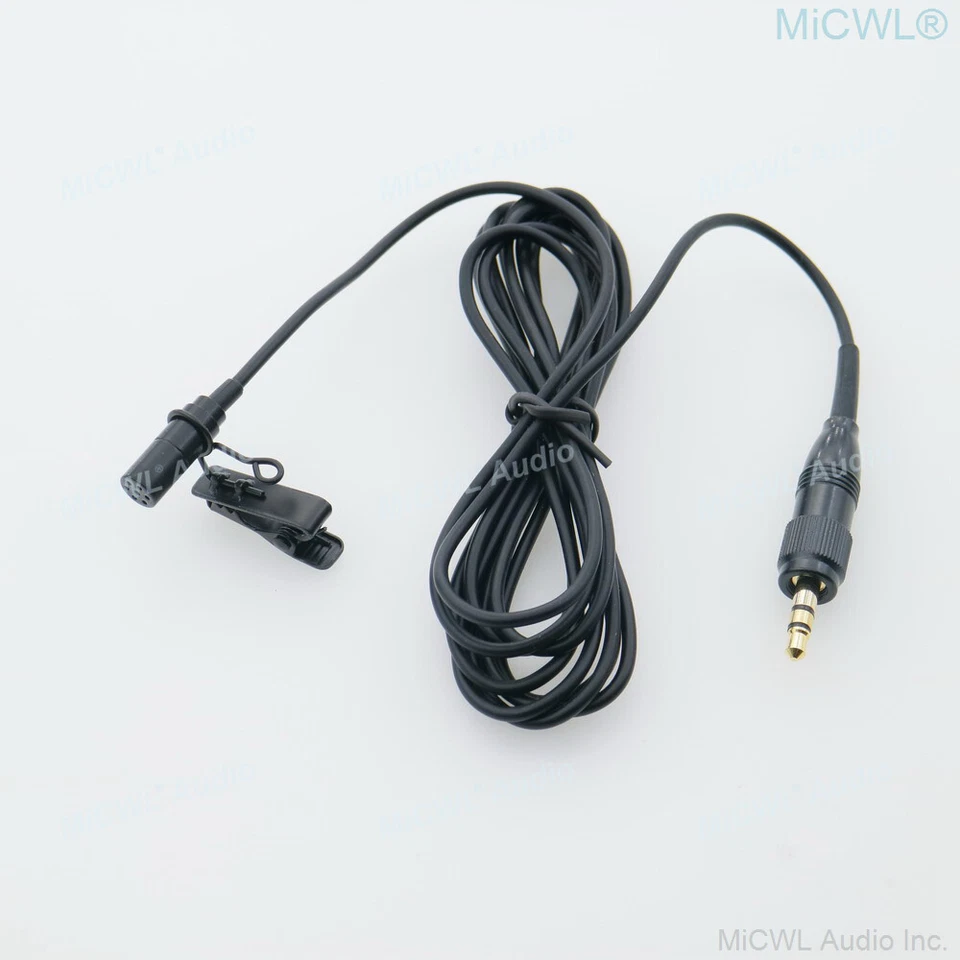 Tie Clip Lavalier Lapel Microphone For Sony UWP UTX D21 D11 V1 Wireless Mic ECM7 - Image 4 of 4