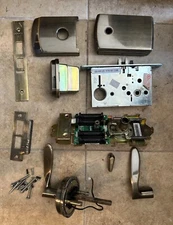 Onity Advance Lock Antique Brass whole lock