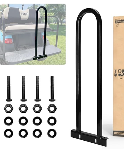 10L0L Universal Golf Cart Rear Seat Safety Grab Bar Hand Rail for Yamaha Club