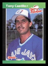 Tony Castillo #12 1989 Donruss The Rookies Toronto Blue Jays