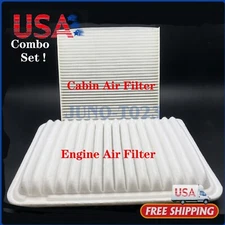 CABIN & AIR FILTER COMBO FOR TOYOTA CAMRY 2.5L 2.4L ENGINE 2007-2017 17801-0H050