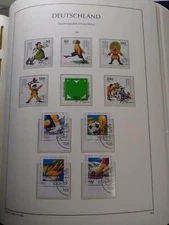 FRG 1980 - 1998 Canceled Collection In Leuchtturm Unfolded Print Album