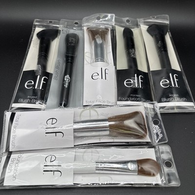 7 e.l.f. Beauty makeup Brushes blush foundation total face ELF