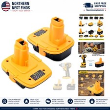 Battery Adapter 18V to 20V 2 Pack ABS Plastic For 18V XRP Tools Lithium Battery
