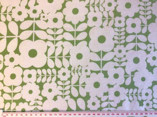 Orla Kiely Criss Cross Flower Basil Green Lightweight Fabric New Custom Order - Picture 14 of 15