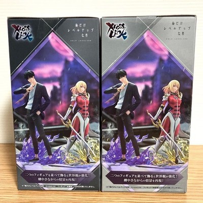 Solo Leveling XrossLink Sung Jinwoo & Shizuku Kousaka Figure Set