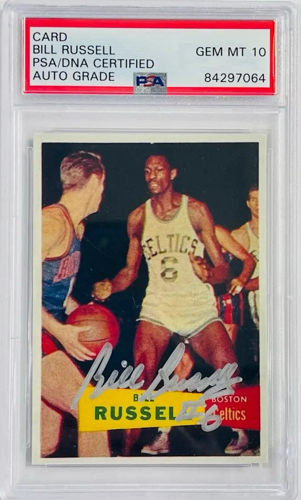 Bill Russell PSA/DNA 10 Certified Auto Grade Only Trading Card