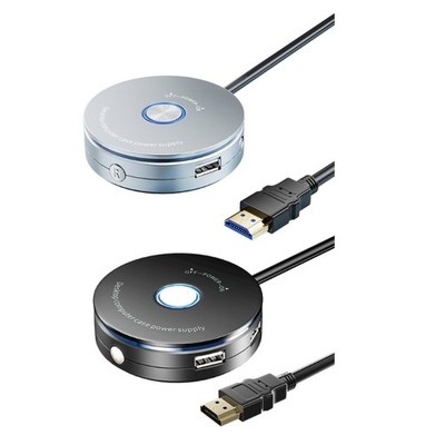 External PC Power Button Desktop Computer Case Reset Switches Button with USB